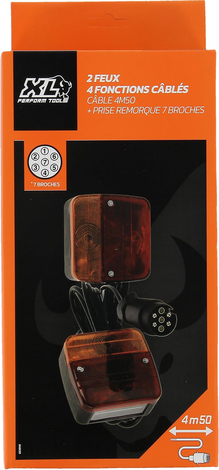 XL Perform Tool 553910 2 Luces 4 Funciones de 4,5 m