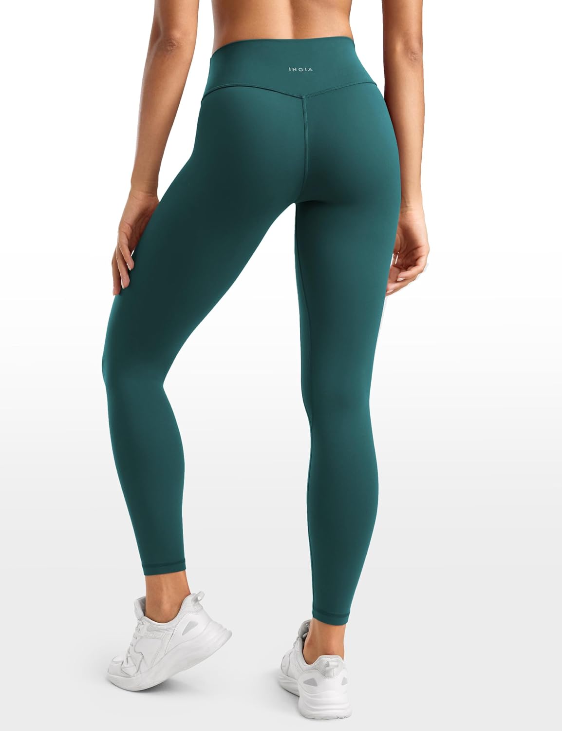 INGIA High Waisted No Front Seam Lounge Yoga Legging 25" image 2