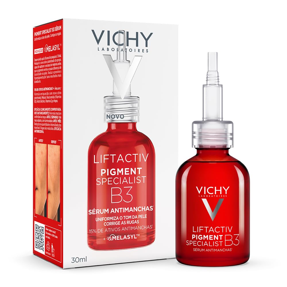 Vichy Liftactiv Pigment Specialist, Sérum Antimanchas, Clareador Facial, Reduz Melasma e Manchas Solares, Uniformiza o Tom Com Tecnologia Melasyl, Niacinamida B3 e Ácido… em promoção! Veja a oferta e mais achadinhos de Tratamentos 2 Hoje é o melhor dia para comprar Vichy Liftactiv Pigment Specialist, Sérum Antimanchas, Clareador Facial, Reduz Melasma e Manchas Solares, Uniformiza o Tom Com Tecnologia Melasyl, Niacinamida B3 e Ácido… com aquele preço maroto! Promoção! Aproveite a oferta! 2
