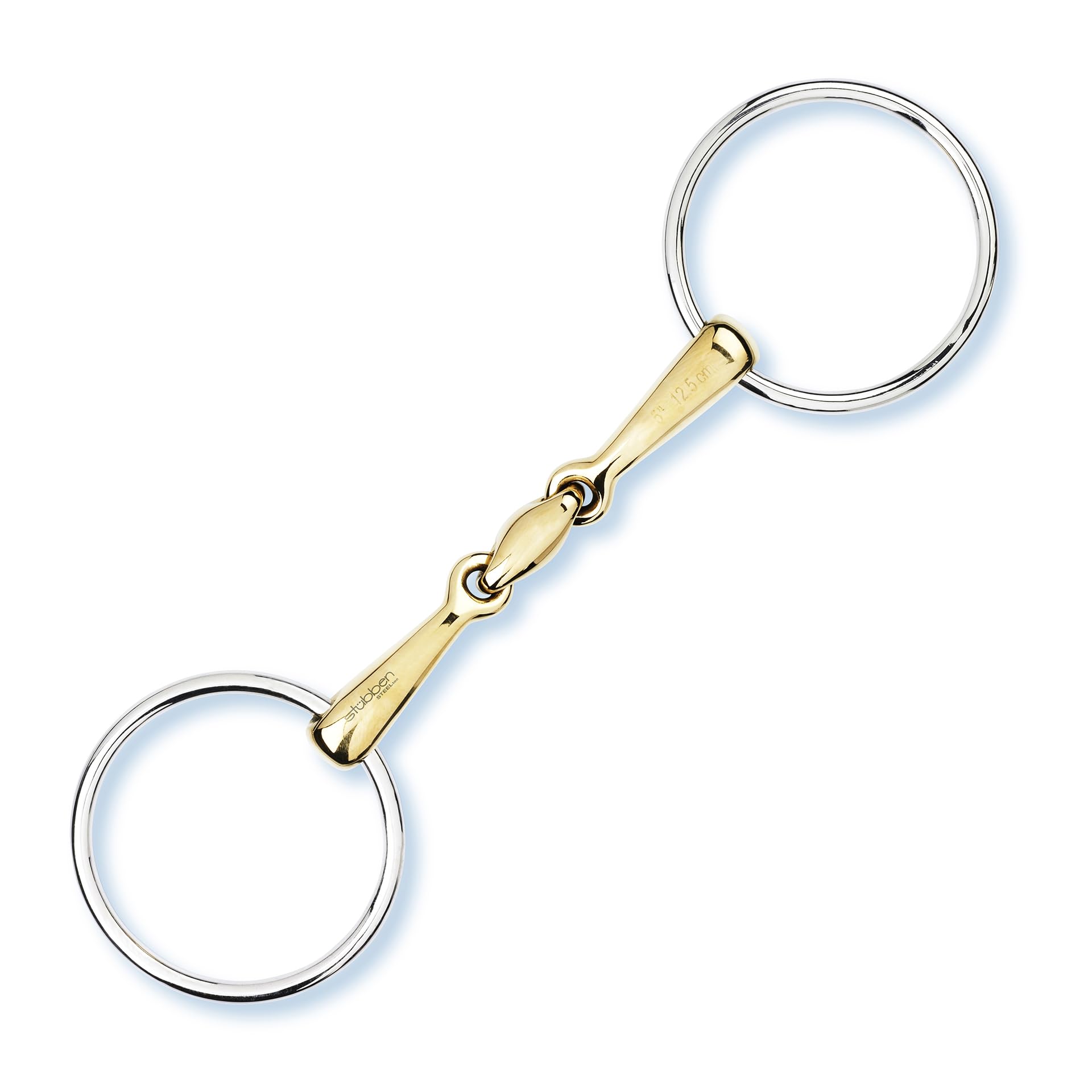 Stübben 2422 Loose Ring Snaffle double broken - 6 1/8"·15,5cm - 18 mm - Sweet Copper