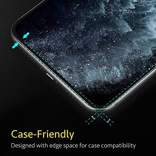 ESR Tempered-Glass for iPhone 11 Pro Screen Protector/iPhone XS Screen Protector[2 Pack][Easy Installation Frame][Case Friendly] Premium Tempered Glass Screen Protector for iPhone 11 Pro/iPhone XS/X