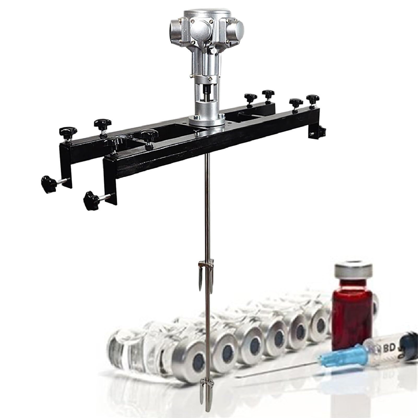Mezclador de Pintura eléctrico portátil con Paleta para Pintura, dispersor agitador servo para Uso Industrial/Comercial, Velocidad Ajustable, Soporte retráctil de 72~120