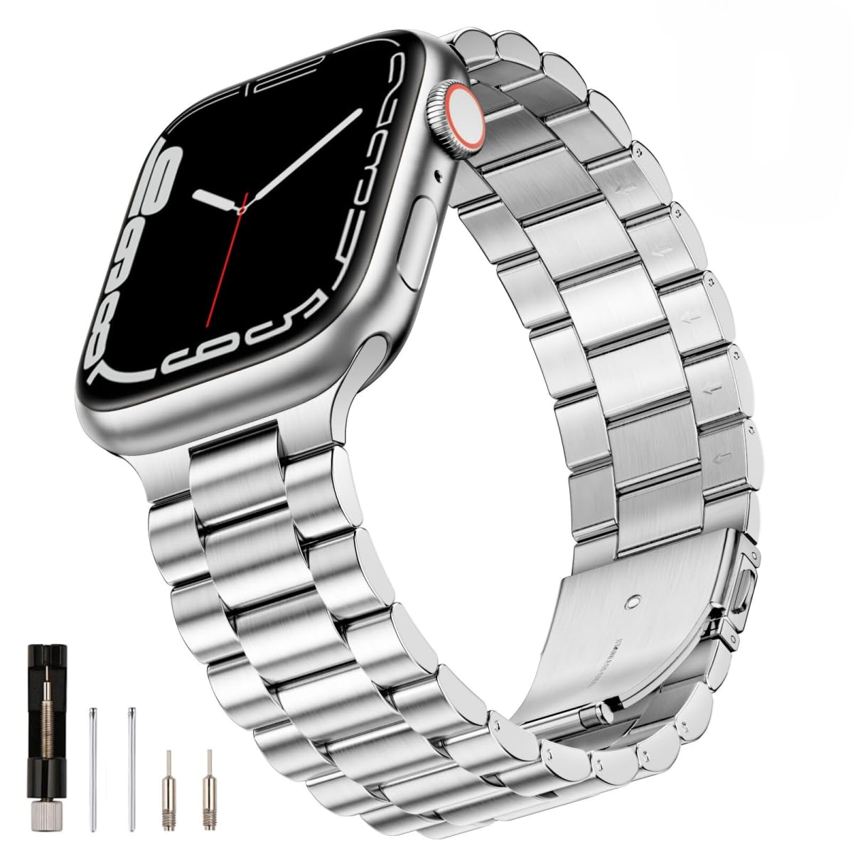 VEMIGON Compatible with Apple Watch Straps 49mm 46mm 45mm 44mm 42mm 41mm 40mm 38mm, Stainless Steel Metal Replacement Band for iWatch Series 10/9/8/7/6/5/4/3/2/1/SE/SE2 Ultra2/Ultra (B0CYSQNRTX) Amazon Price History, Amazon Price Tracker