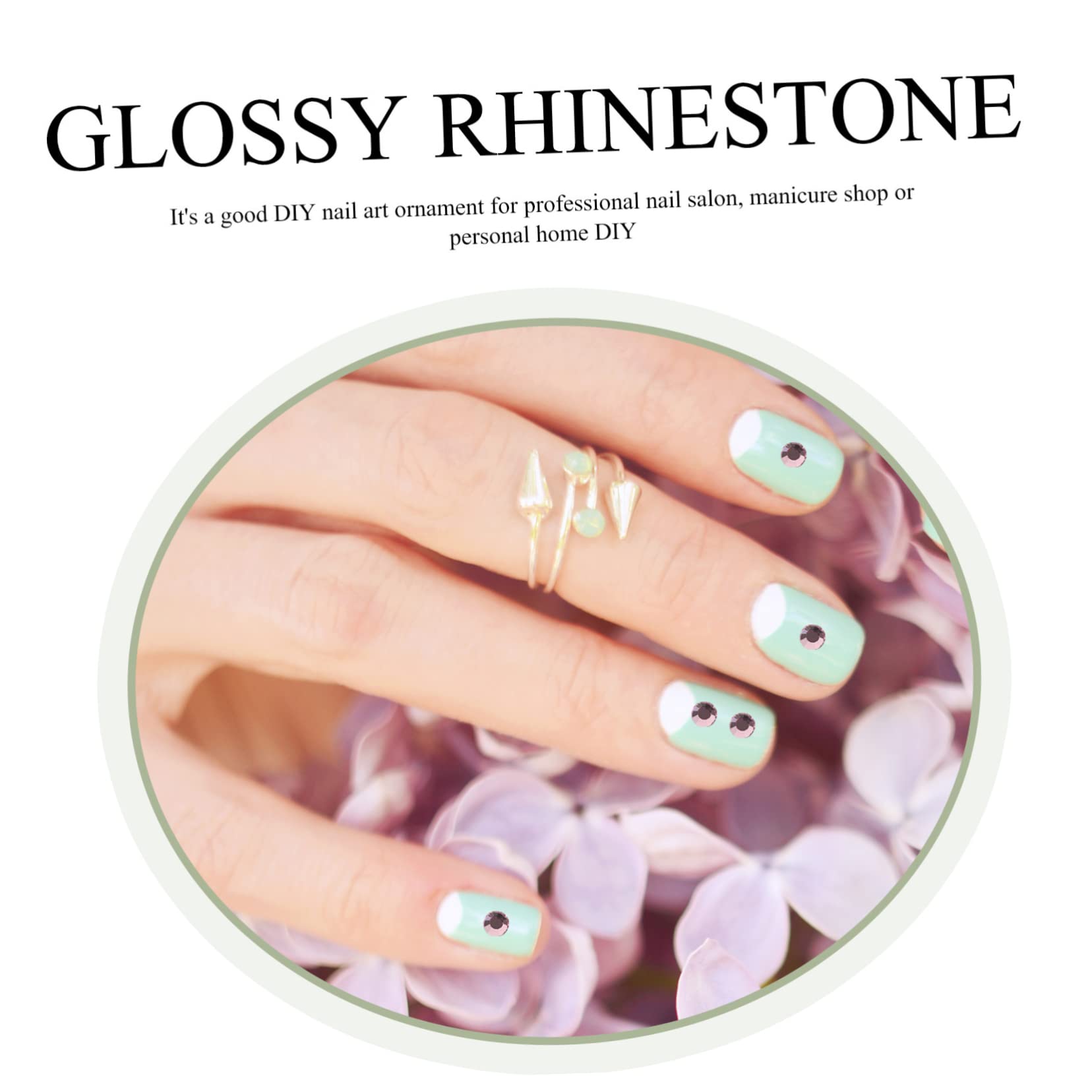 FOMIYES 5 Pezzi 1 Kit Di Decorazioni Per Nail Art Strass A Fondo Piatto Per Unghie Perline Ciondoli Per Unghie Decorazioni Per Manicure Forniture Multifunzionali Per Nail Art