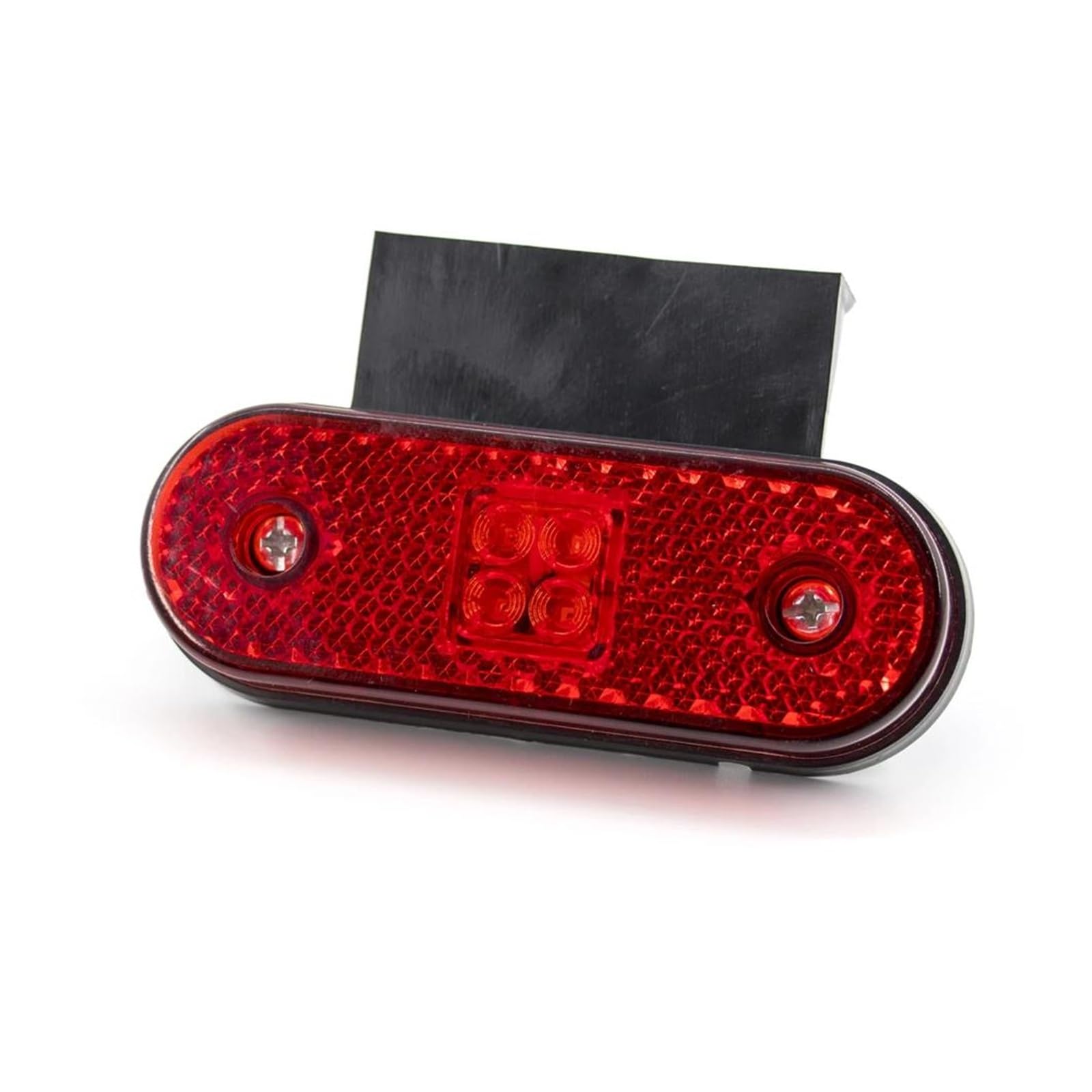 4/6/10 Uds 4 LED 12V 24V Luz Posición Lateral Señal Giro Luz Trasera De Separación Coche Camión Tractor RV Remolque Camión Soporte De Recogida Intermitentes Laterales Luz Señal Giro Coche(Rojo,10pcs)