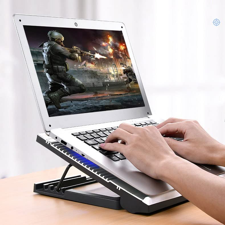 Base enfriadora para notebook ajustable 12-17 pulg miniatura 2