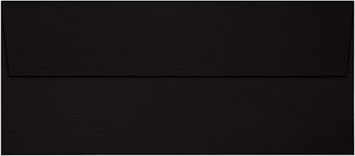 Miniatura 4 de LUXPaper Sobres de invitación delgados #9  Despega y prensa  3 78 pulgadas x 8 78 pulgadas  Lino natural  Texto de 80 libras  50 unidades