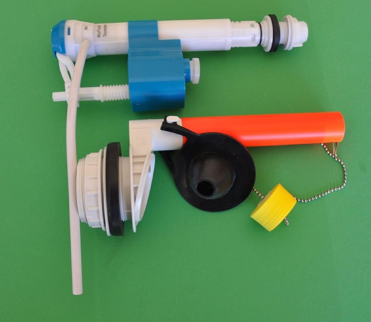 Tower Fill Valve & 2 Inch Flapper Valve Assembly with Over-Flow tube Extension by NuFlush