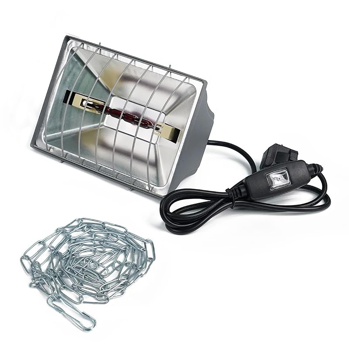 Lampe Chauffante Poussin，Lampe Chauffante Chiot，Lampe à Lumière Rouge 175 W, Câble 1.8m, Lampe Chauffante Pour Poulailler,Outil D'éclairage De Chaleur Pour Poulailler Pour Poulets Canards Et Oies