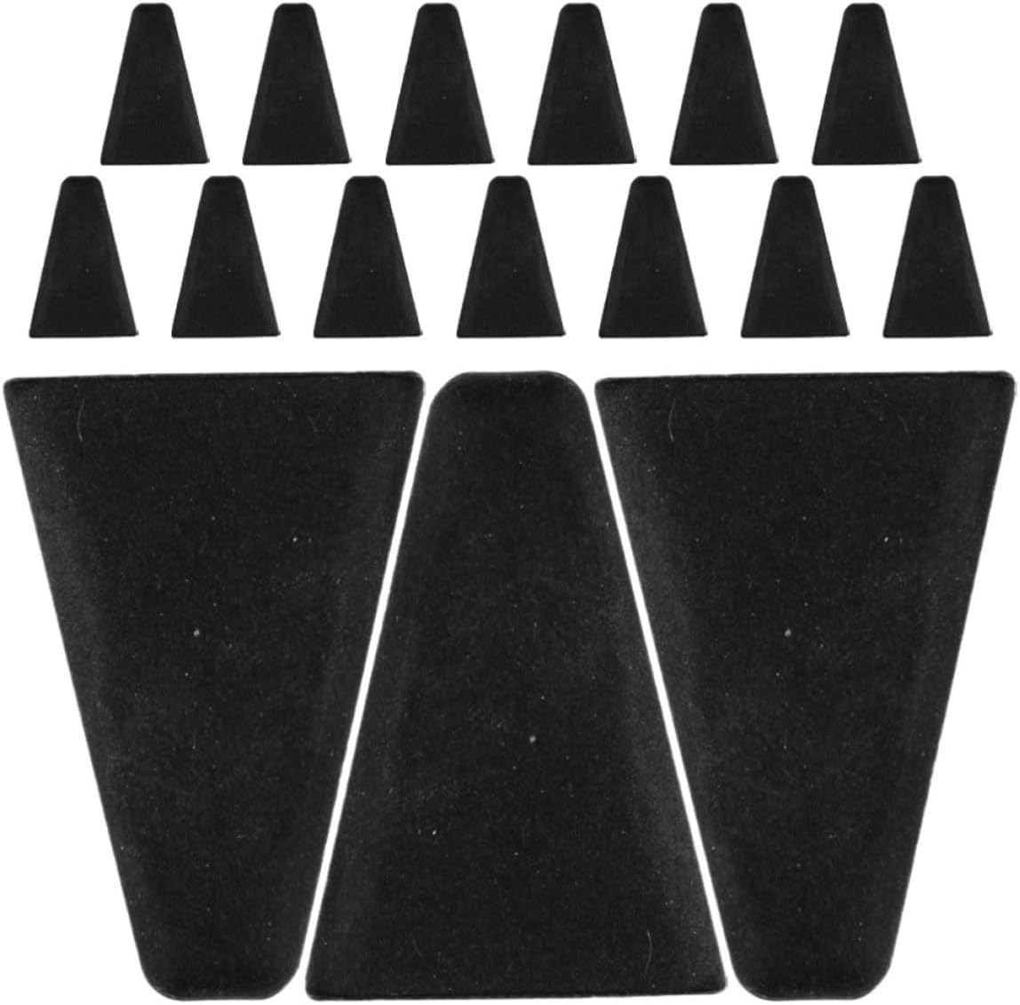 16pcs Silicone Feet for Dehydrator Rack and Air Fryer Rack Attachments Sturdy Silicone Material and Dishwasher Safe Design, Black Corner Protectors for Kitchen Accessories