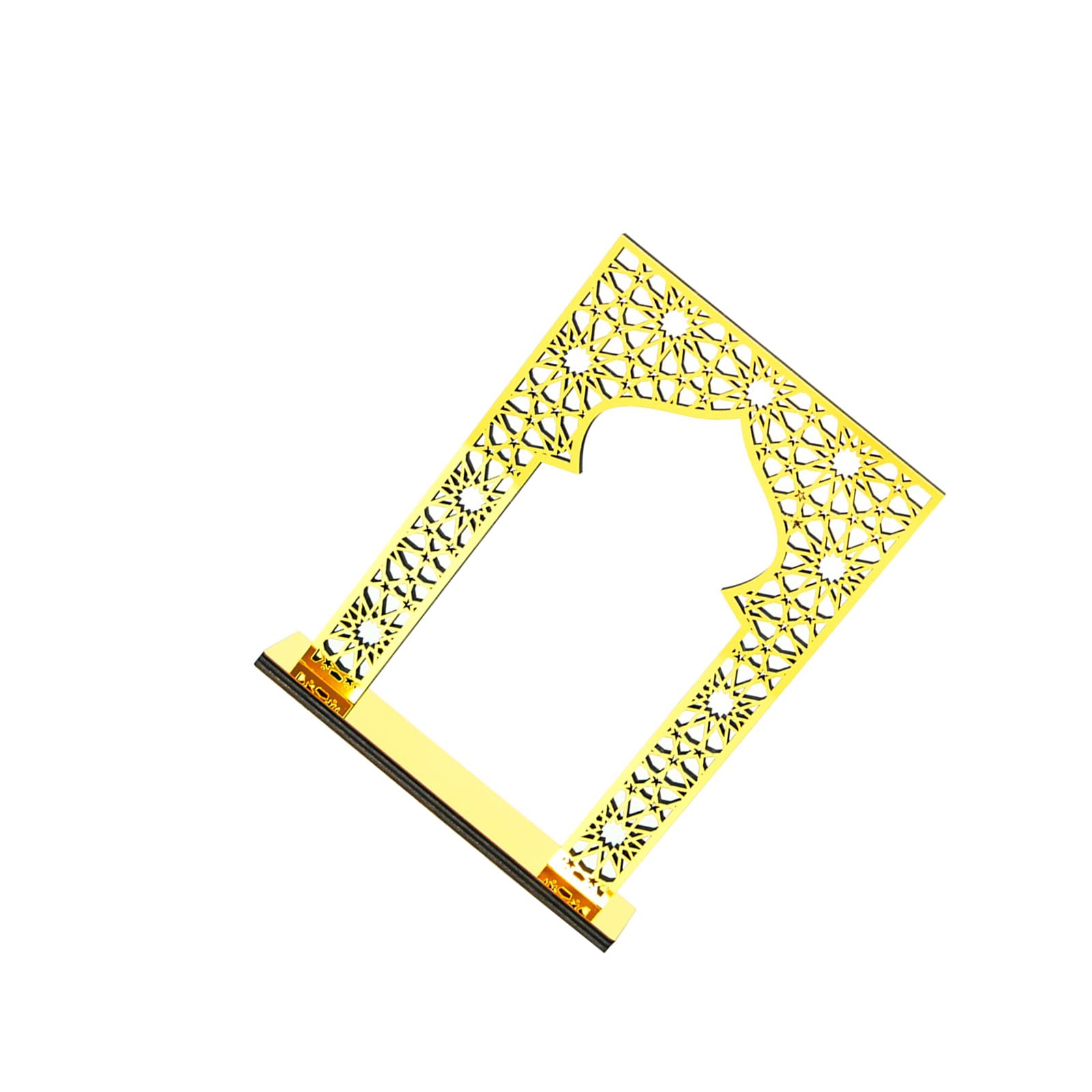 Tsophreniq Acrylic Wooden Arched Door Display Door Photo Backdrops for Special Event Efficient Festival Tabletop Decoration Steric Acrylic Arched Centerpieces for Parties