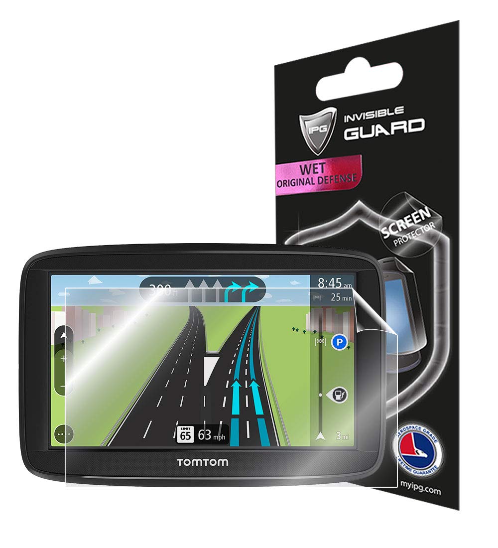 IPGFor TomTom Via 1625TM 6 Inch GPS Navigation Device Screen Protector Invisible Ultra HD Clear Film Anti Scratch Skin Guard - Smooth/Self-Healing/Bubble -Free