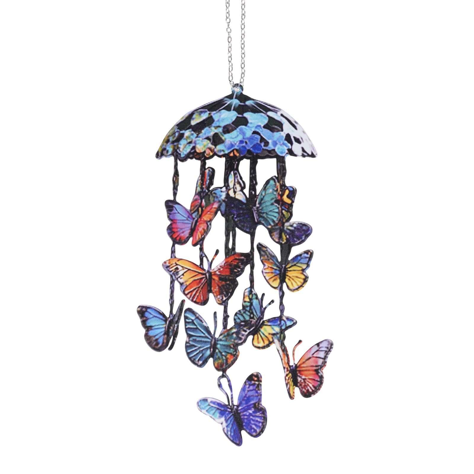 APGLSXY Gift Butterfly Wind Chimes Features Elegant Design and Pleasant Sound for Birthdays Holidays and Home Decoration Iron Butterfly Decoration