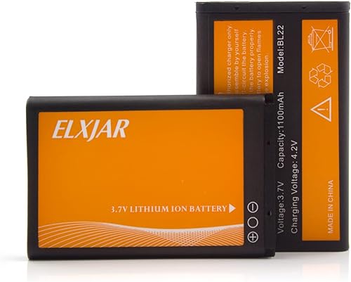 hflexgrad LUITON LT-316 TIDRADIO TD-M8 Zastone X6 WLN KD-C1 Zeadio ZS-B1 DC - Paquete de 2 baterías de repuesto para Walkie Talkies Retevis RT22