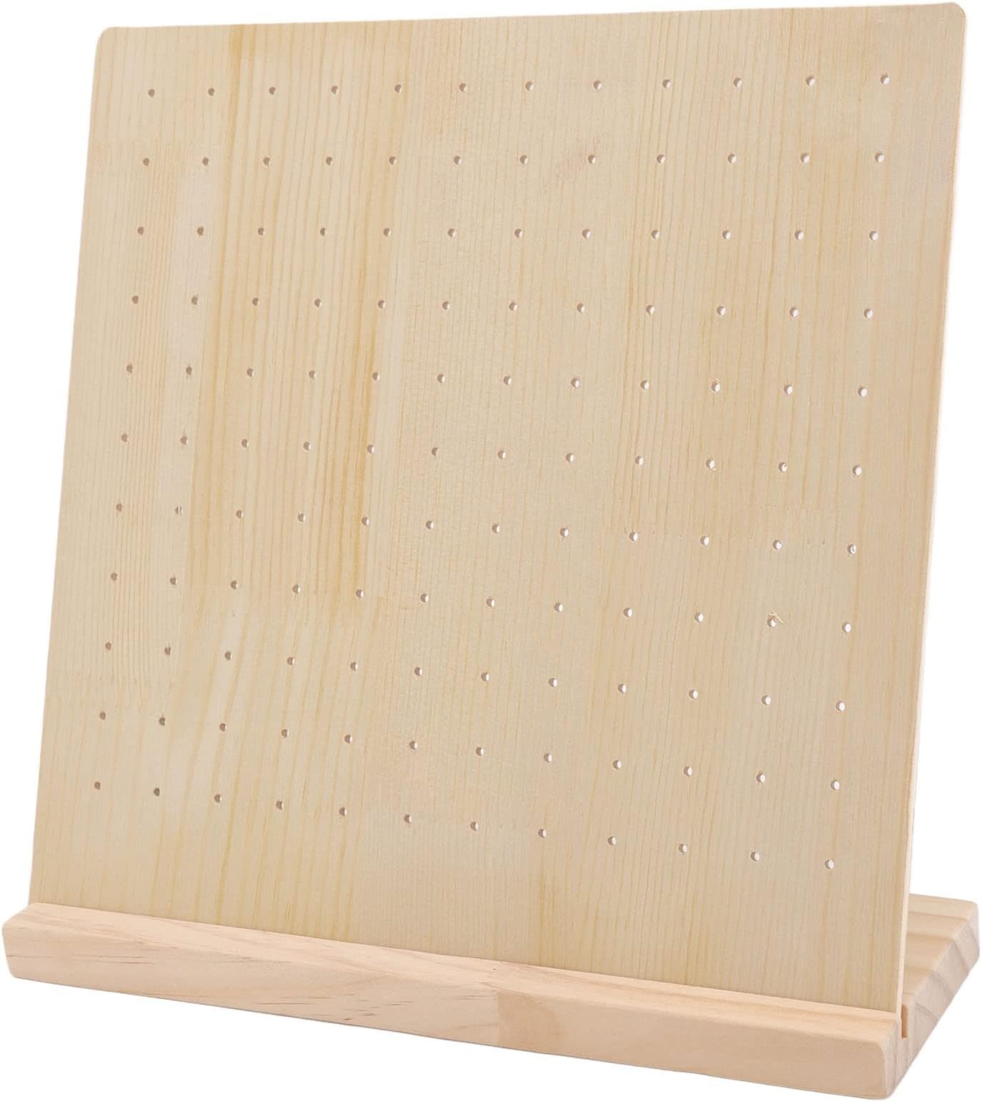 Wooden Earring Display, Strong Durable Premium Wooden Earring Stud Display Pegboard Widely Used For Earrings
