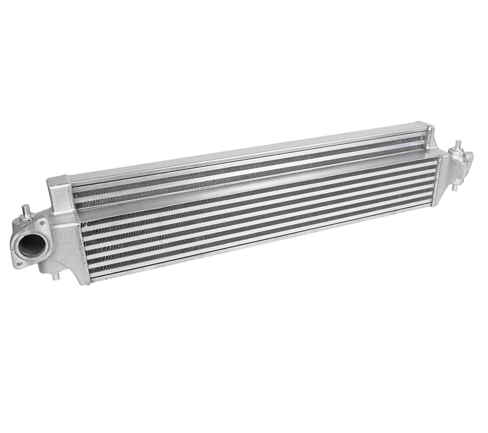 Cooler Zestaw Do Chłodnicy Międzystopniowej Do Samochodu Honda Civic FC/FK 1.0T 1.5T Turbo 2016-2021 Bezpośrednia Wymiana Chłodnicy Międzystopniowej Zestaw Chłodzący(Silver)
