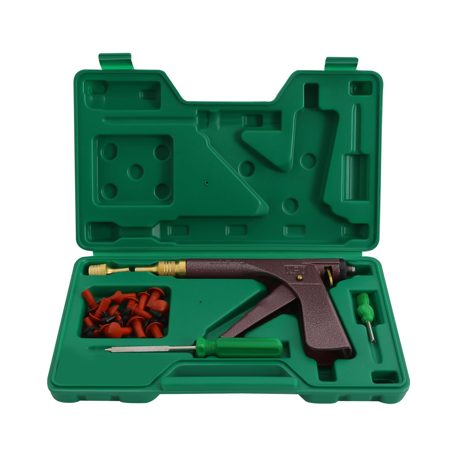 WDZCZDoo Universal Tire Repair Accessories Tool Kit Heavy Duty Professional Tyre Repairing Plug Kit fit for Autos, Cars, Motorcycles, Trucks, RVs, ATV, Tractor, SUV, Trailer