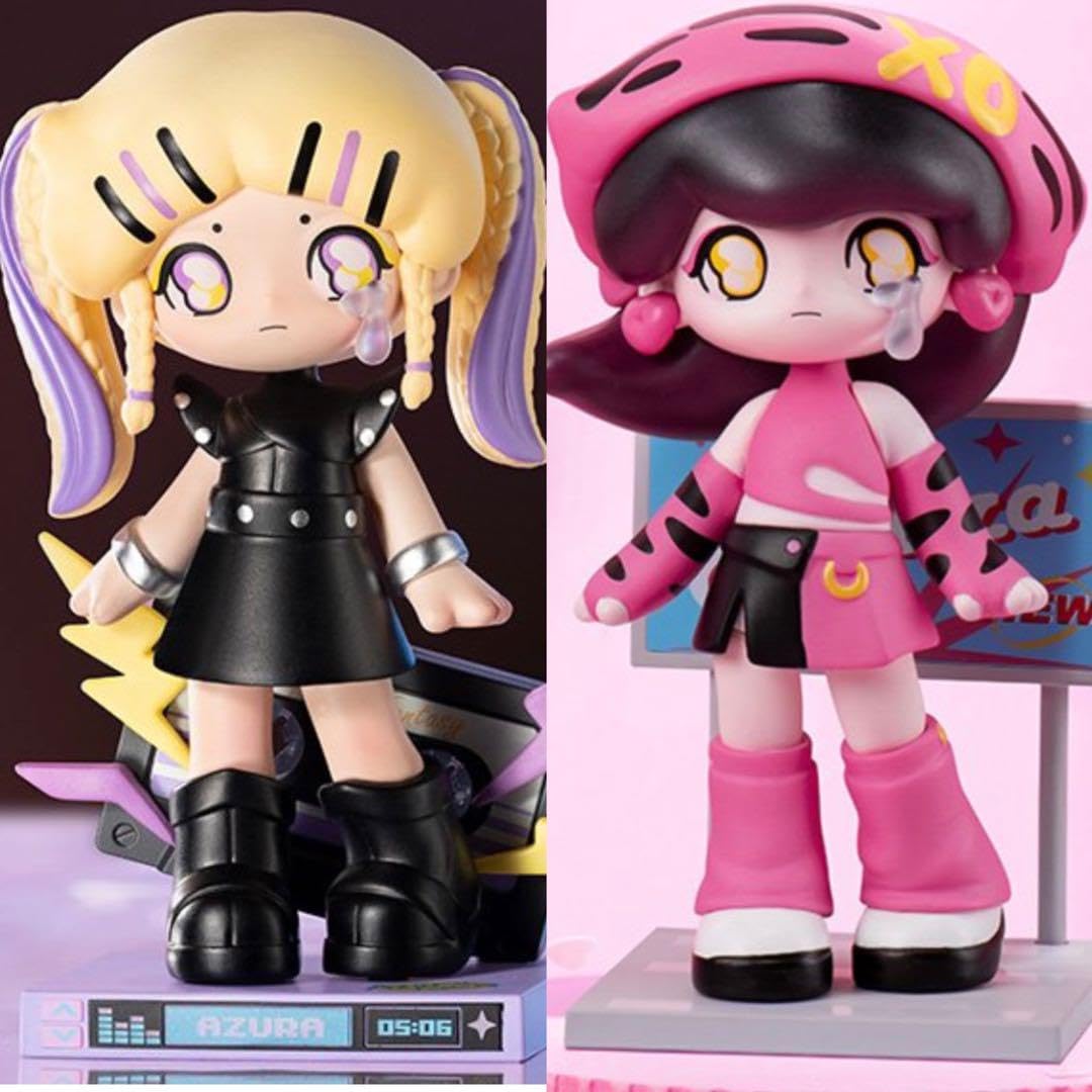 Amazon.co.jp: POPMART AZURA Y2K フィギュア 2点 : おもちゃ
