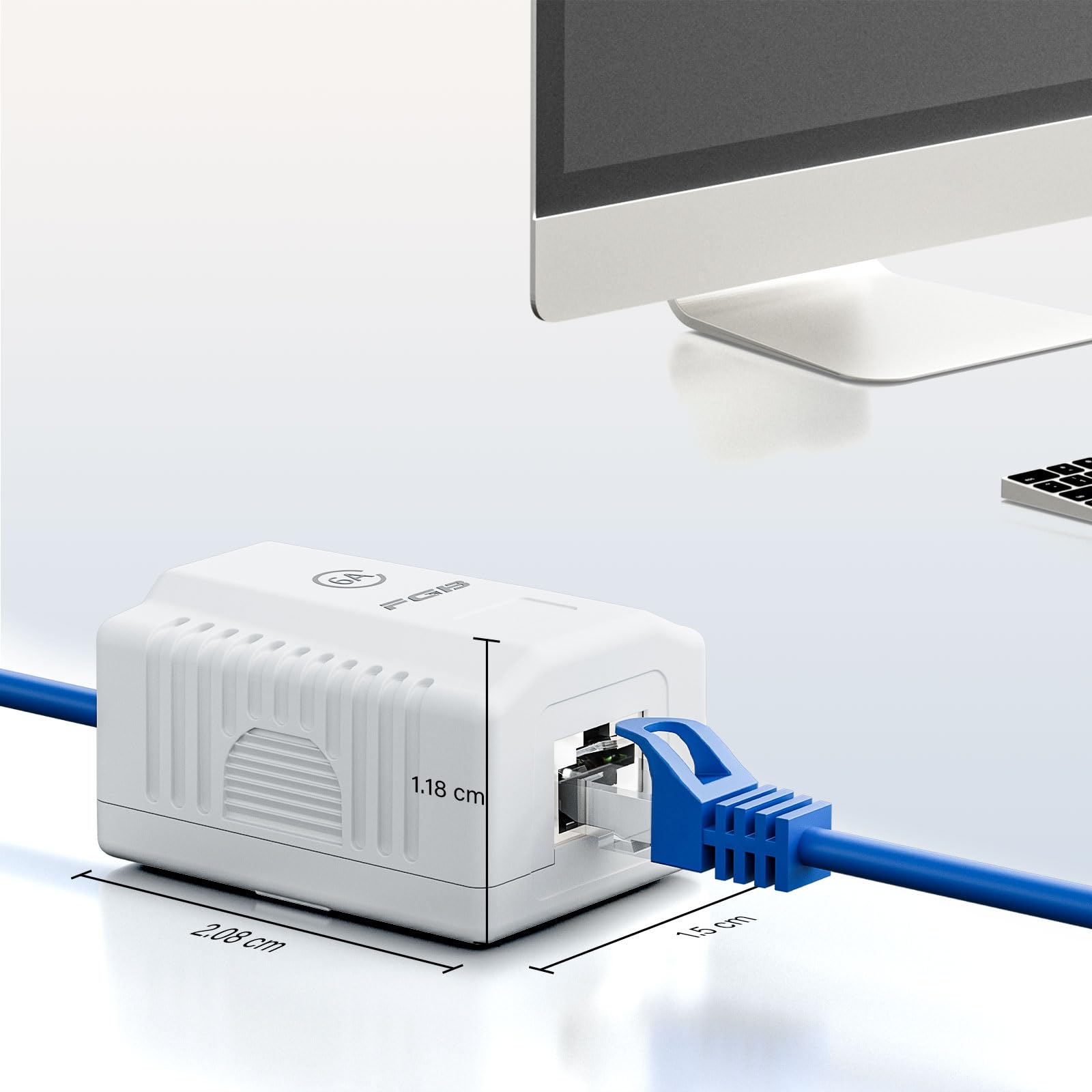 Intellinet presa di rete CAT.5e stp schermata Bticino Magic RJ45