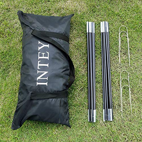 INTEY Golf Net 10’ x 7’ Golf Practice Net, Portable Golf Hitting Training Net for Kids and Adults, Perfect Training Aids Nets for Indoor Outdoor Garage Backyard Home Driving Range with Carry Bag