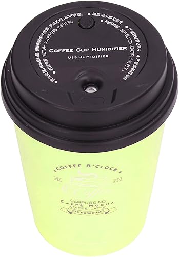 Miniatura 9 de Mini humidificador portátil, 10.1 fl oz, humidificador de automóvil, taza de café, apagado automático de bajo ruido, ligero, ahorro de espacio,