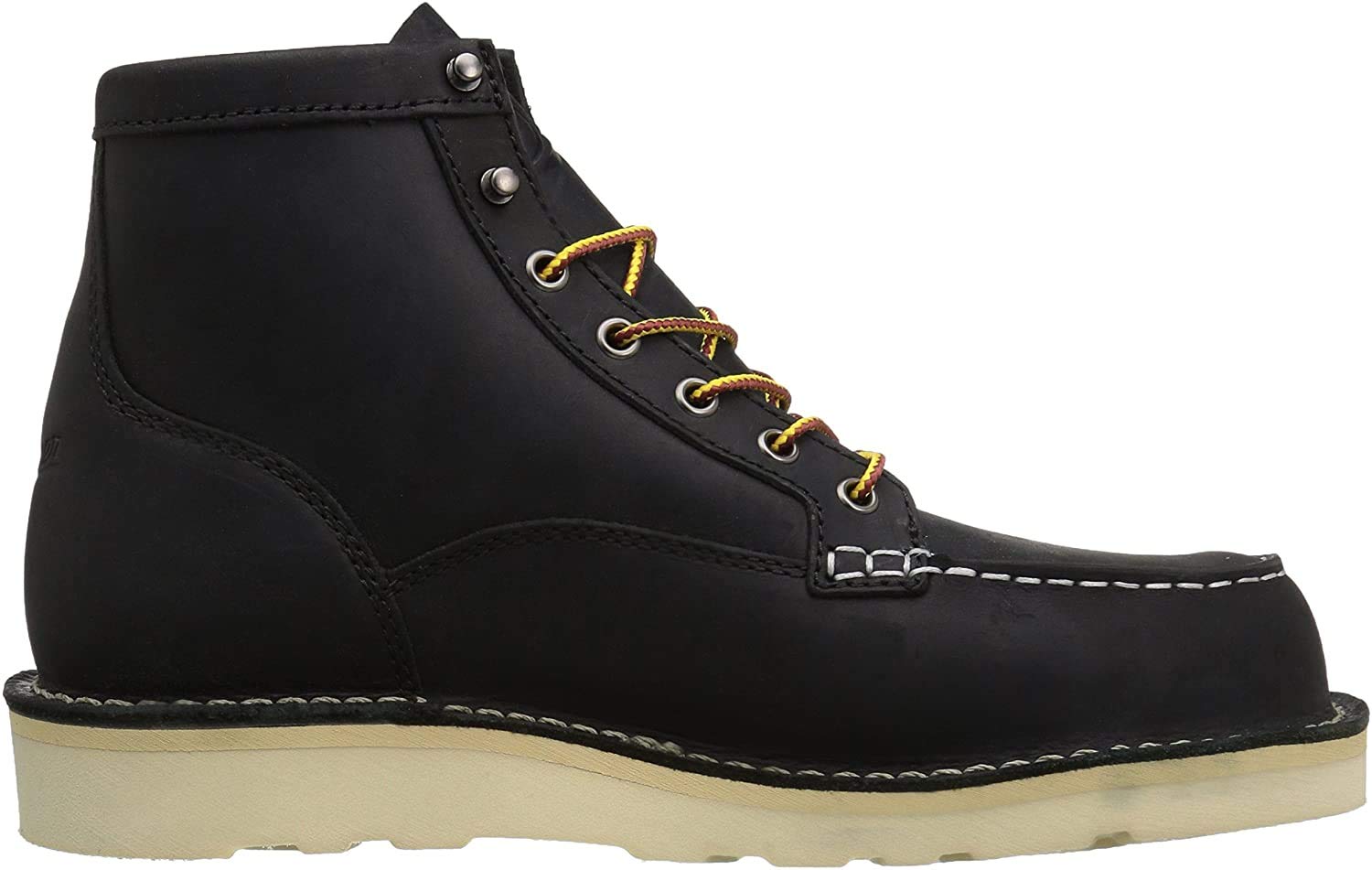 Men's Bull Run Moc Toe Work Boot Black