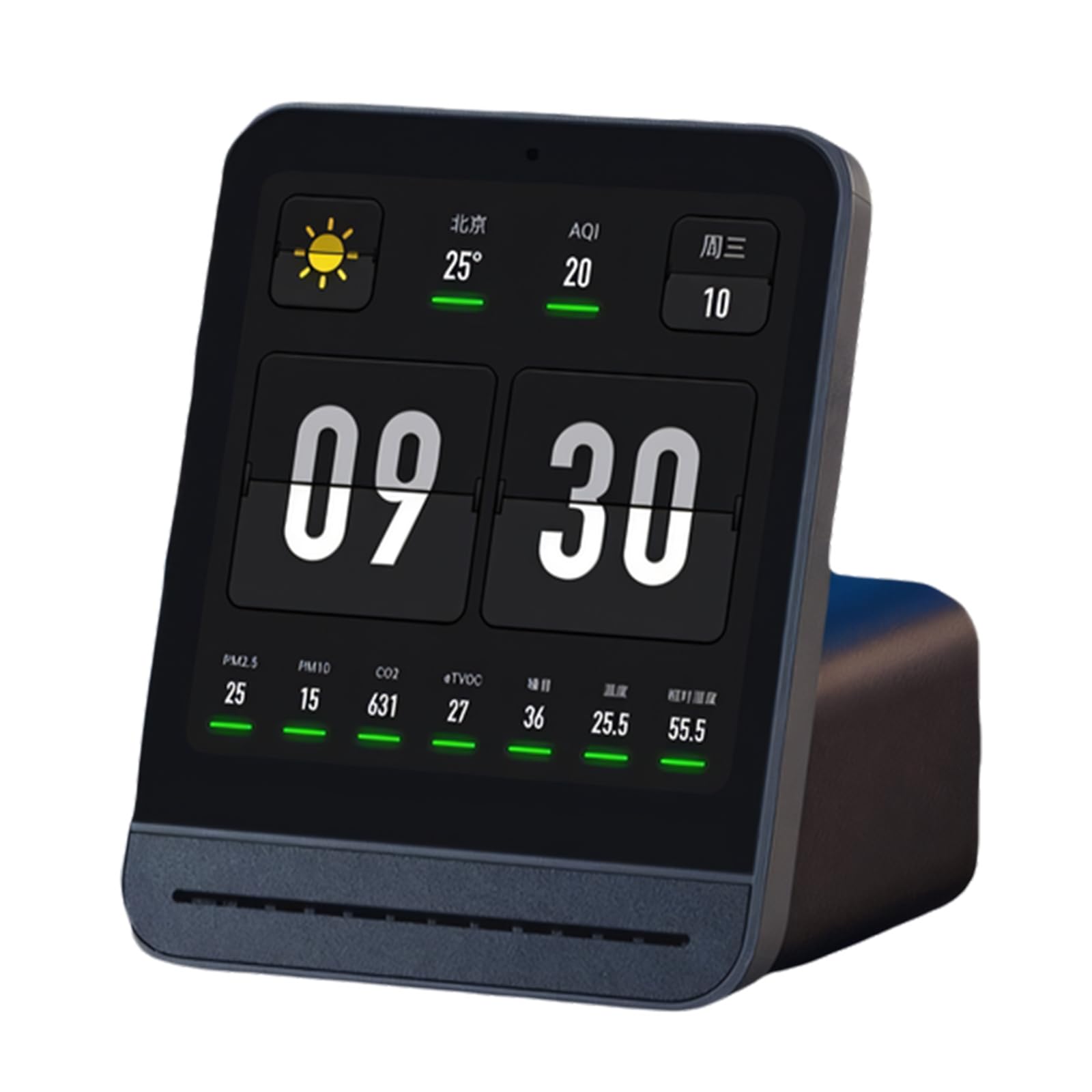 Jiingekk Black Air Transducer With Alarm Systems Usb Rechargeable Monitor Easy To Use For Indoor Pollution & Noise Detection Noise Pollution Meter