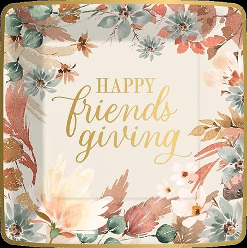 Miniatura 2 de Suministros de fiesta boho de otoño para regalar amigos  El paquete incluye platos de postre de papel y servilletas para bebidas para 16 personas