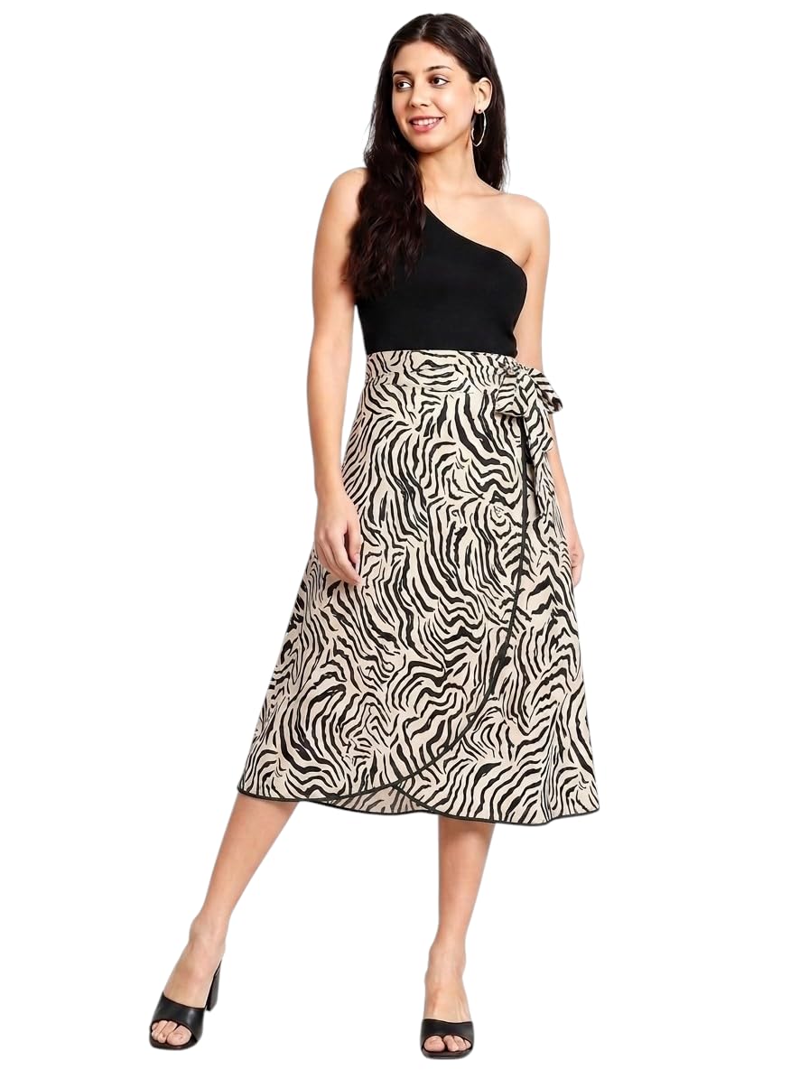 Women's Boho Skirt High Low Split Summer Beach Midi Wrap Skirts-image-20