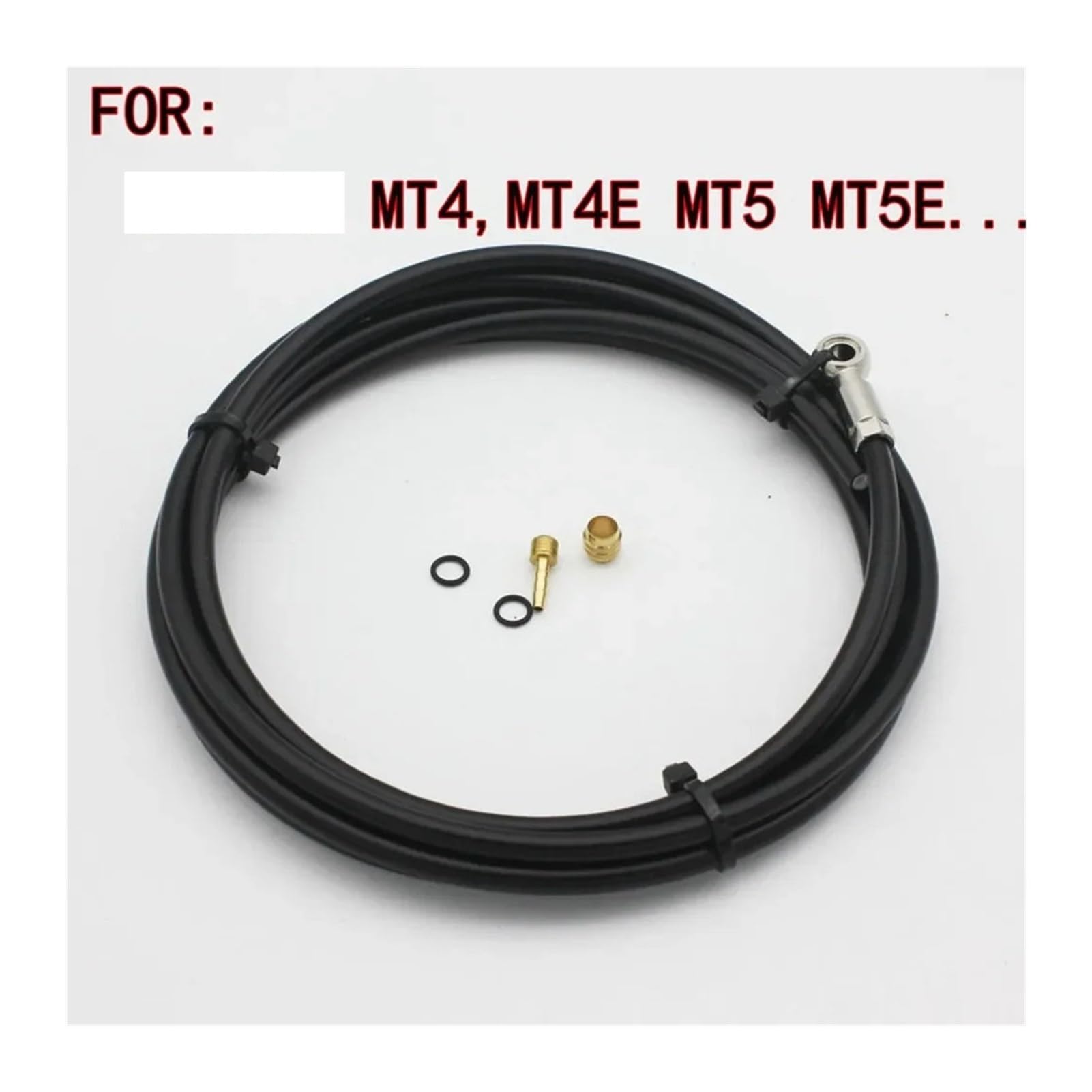 WDPASODYU 2M Bicycle Hydraulic Brake Hose Rubber Road Bike Brake Hose Line Compatible with MT4/MT5/MT6/MT7/ MT8 Cycling Bike Parts