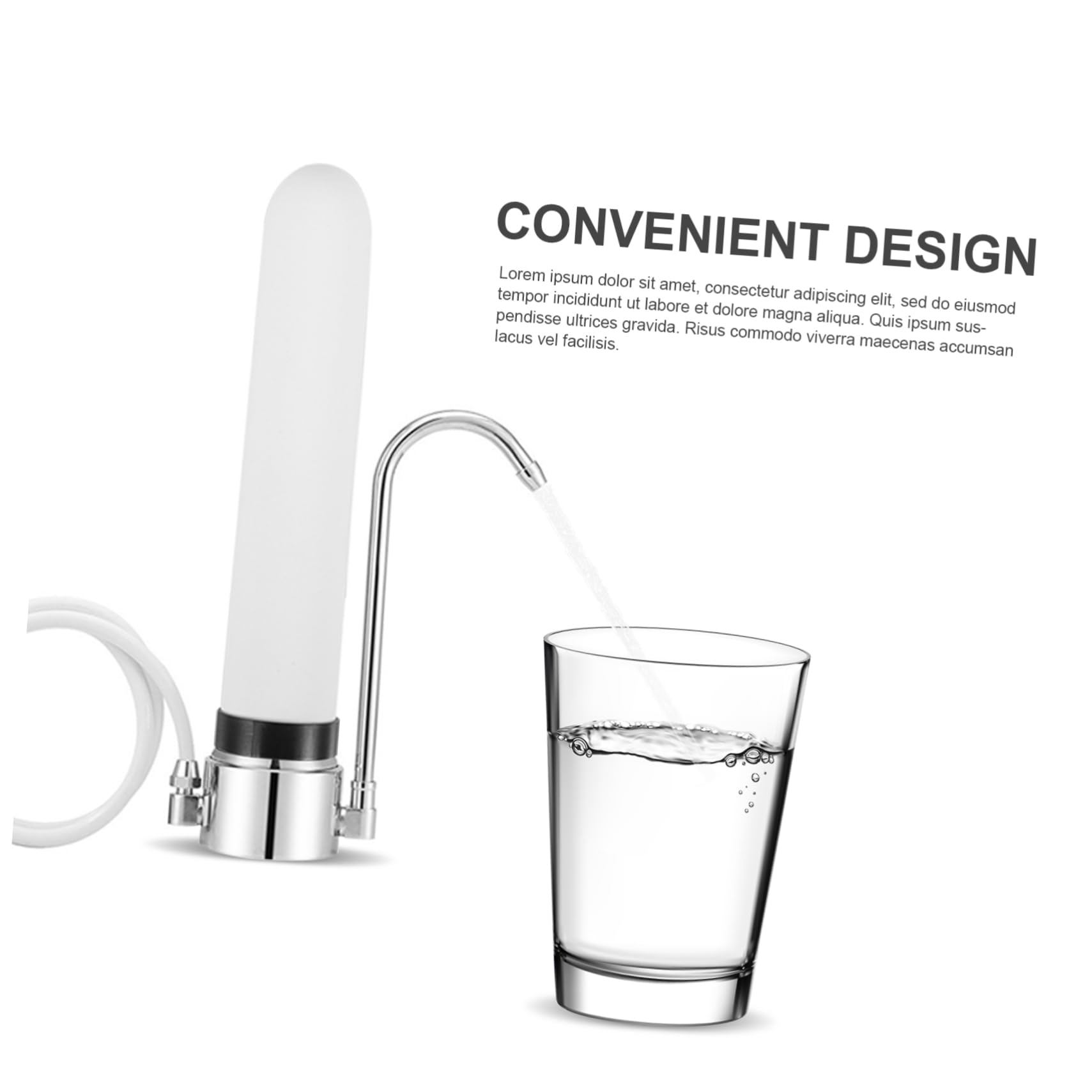 Filtro de Agua de Cerámica Repuesto 2 Piezas para Purificador de Encimera Certificación Avanzada Eliminación de Impurezas para Agua Potable Doméstica