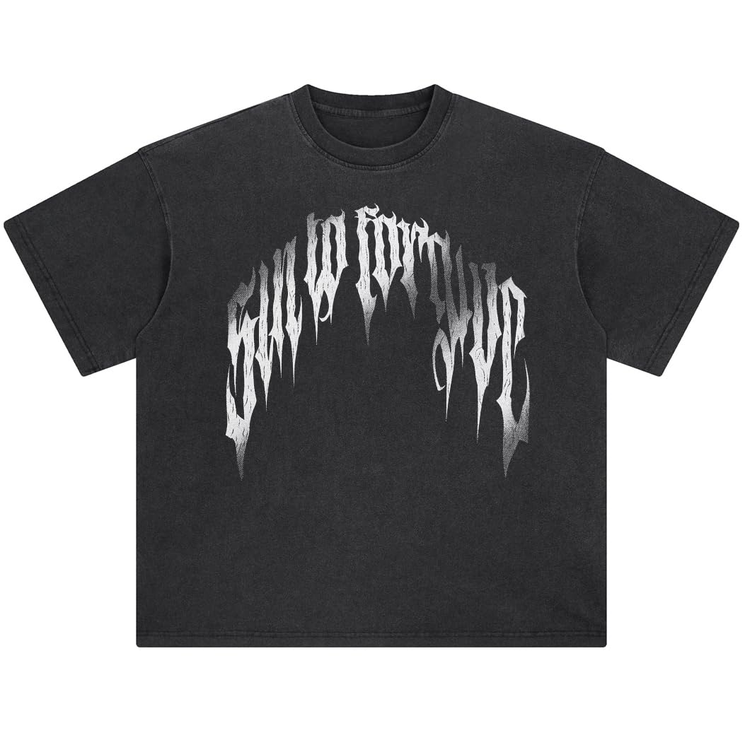 Unisex Streetwear Tee Shirt Men Vintage Aesthetic Graphic T-Shirt