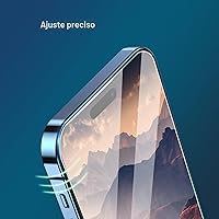 Vista 6 de Ailun - Protector de pantalla para iPhone 16 Plus/iPhone 15 Plus/iPhone 15 Pro Max [17 cm] Pantalla, 3 unidades, Vidrio templado, Compatible