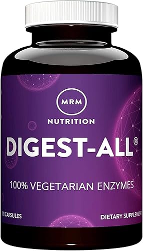 MRM Nutrition Digest-All ® | Digestive Enzymes | Improved Digestion and Absorption | Lactase + Amylase + Lipase| May Help with Bloating and Gas|