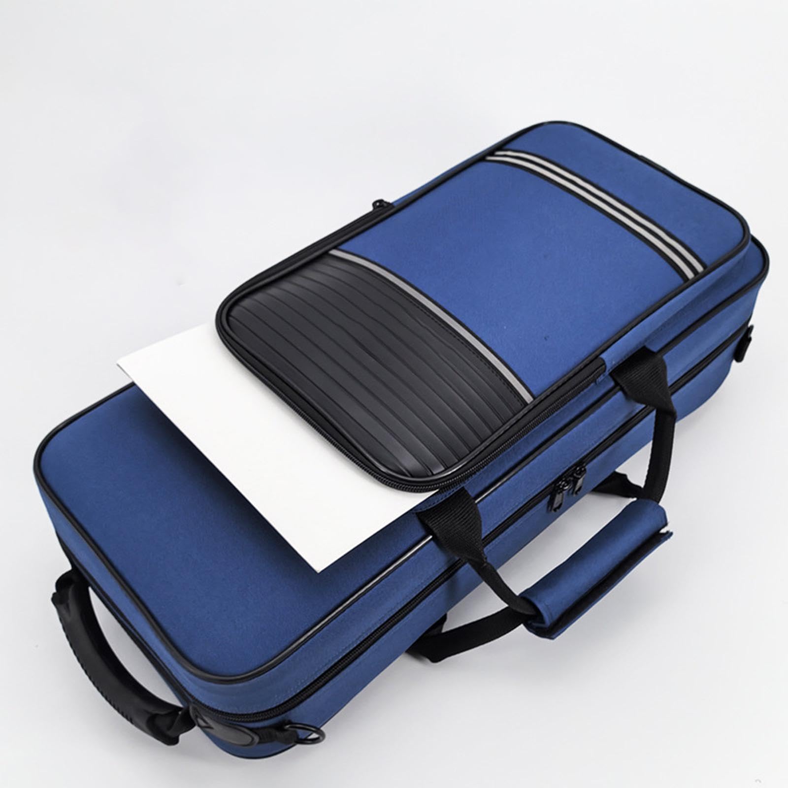 Funda de Viaje para Trompeta, Funda para Instrumento Musical, Ligera, Profesional, con Doble Cremallera, Ideal para Actuaciones, Estuche de