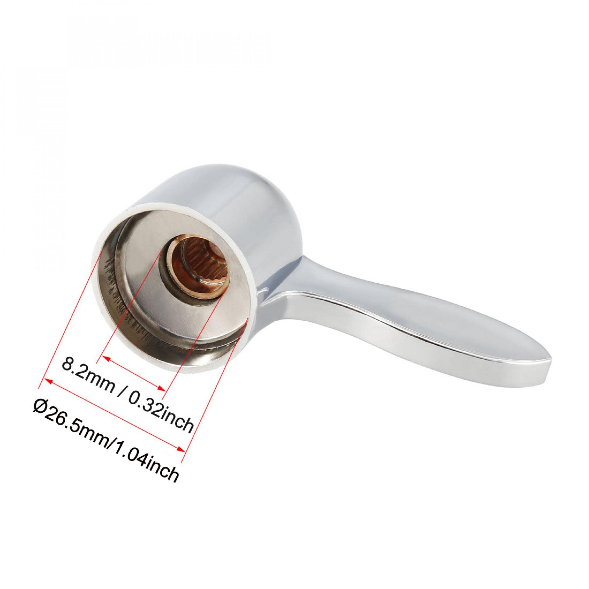 Amazon | uxcell 蛇口レバーハンドル シングルレバーハンドル