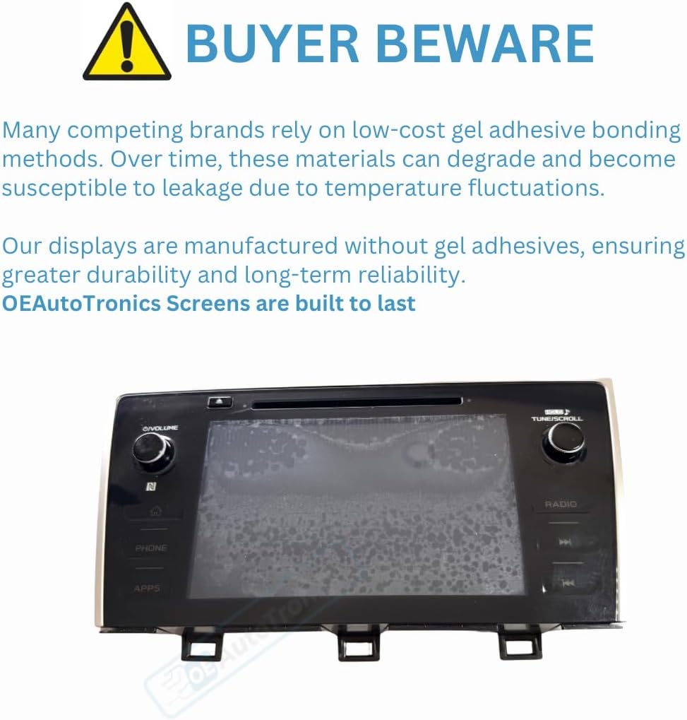 Legacy & Outback Radio Replacement Touch Screen Digitizer 2018 2019