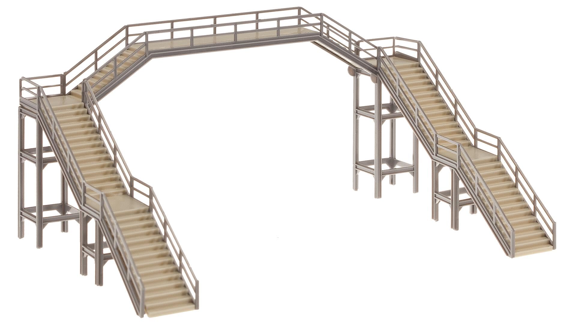 FALLER Footbridge Model Kit (2 Track/70mm Clearance) II HO Gauge 120178