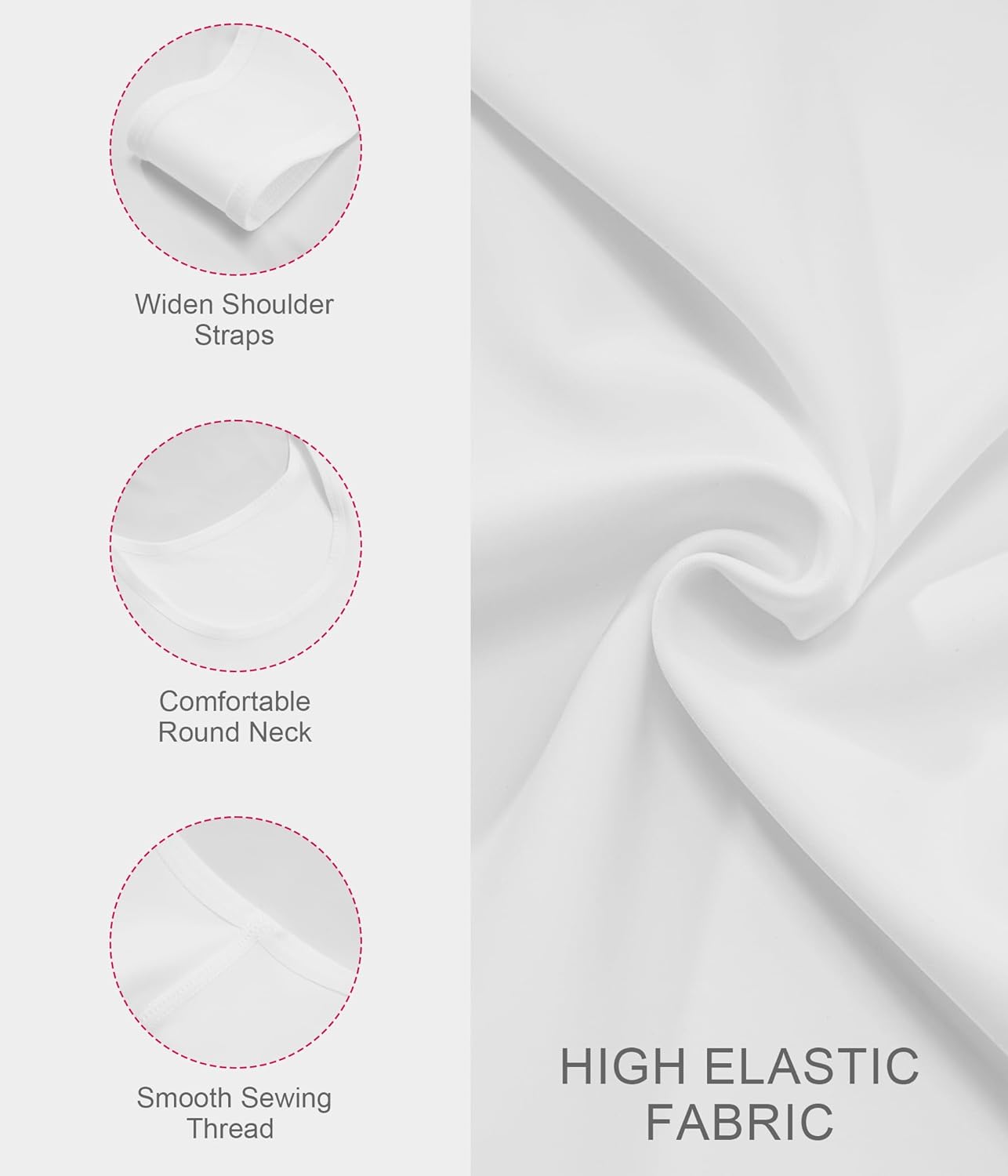 Gotoly Men Compression Shirt Shapewear Slimming Body Shaper Vest Undershirt Tummy Control Tank Top - Image 5