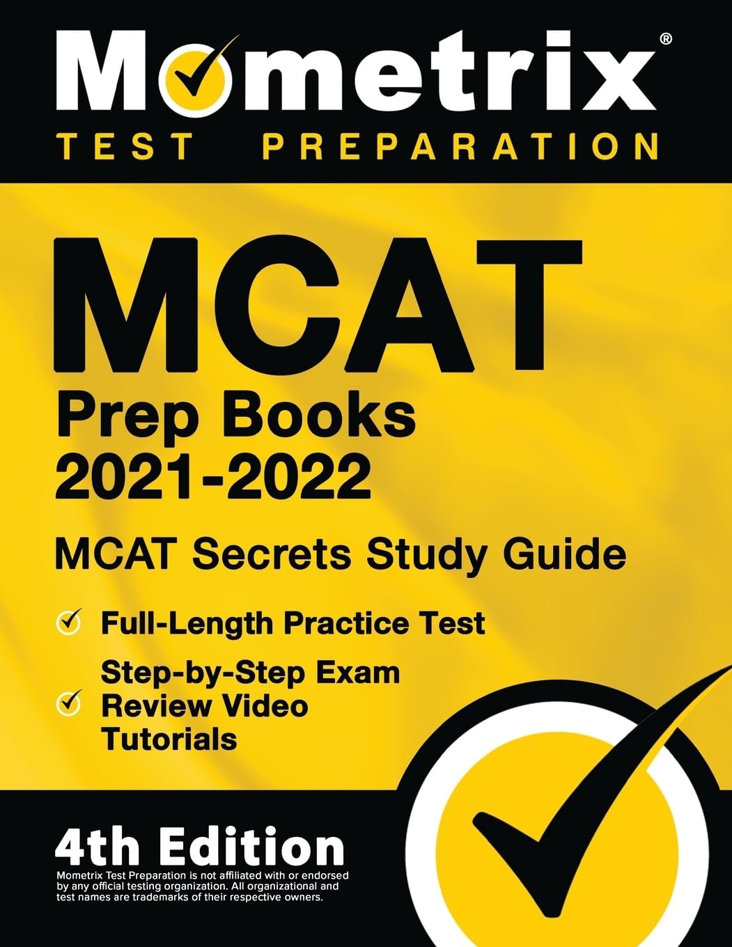 Mometrix Media LLC MCAT Prep Books 2021-2022 - MCAT Secrets Study Guide, Full-Length Practice Test, Step-by-Step Exam Review Video Tutorials: 4th Edition