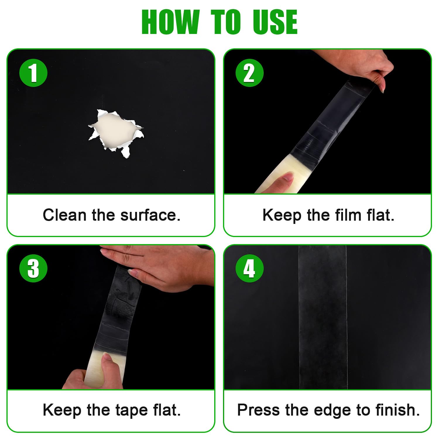 Réparation Vitre Fissure Ruban Adhésif De Réparation Pour Serre, 6,3 Mm D' épaisseur Scotch Reparation Serre