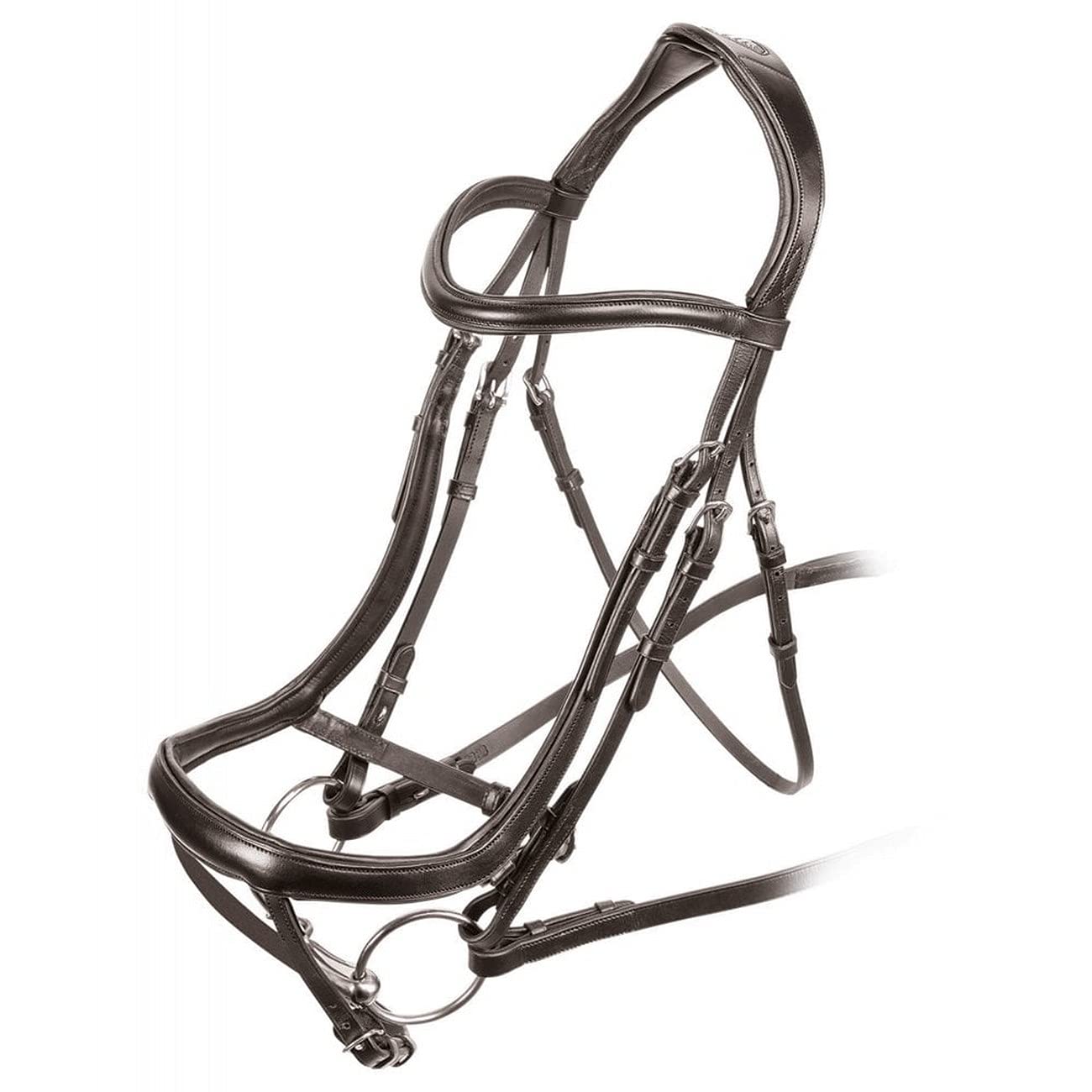 Shires Velociti - Brida ergonómica curvada para flash - Havana Cob