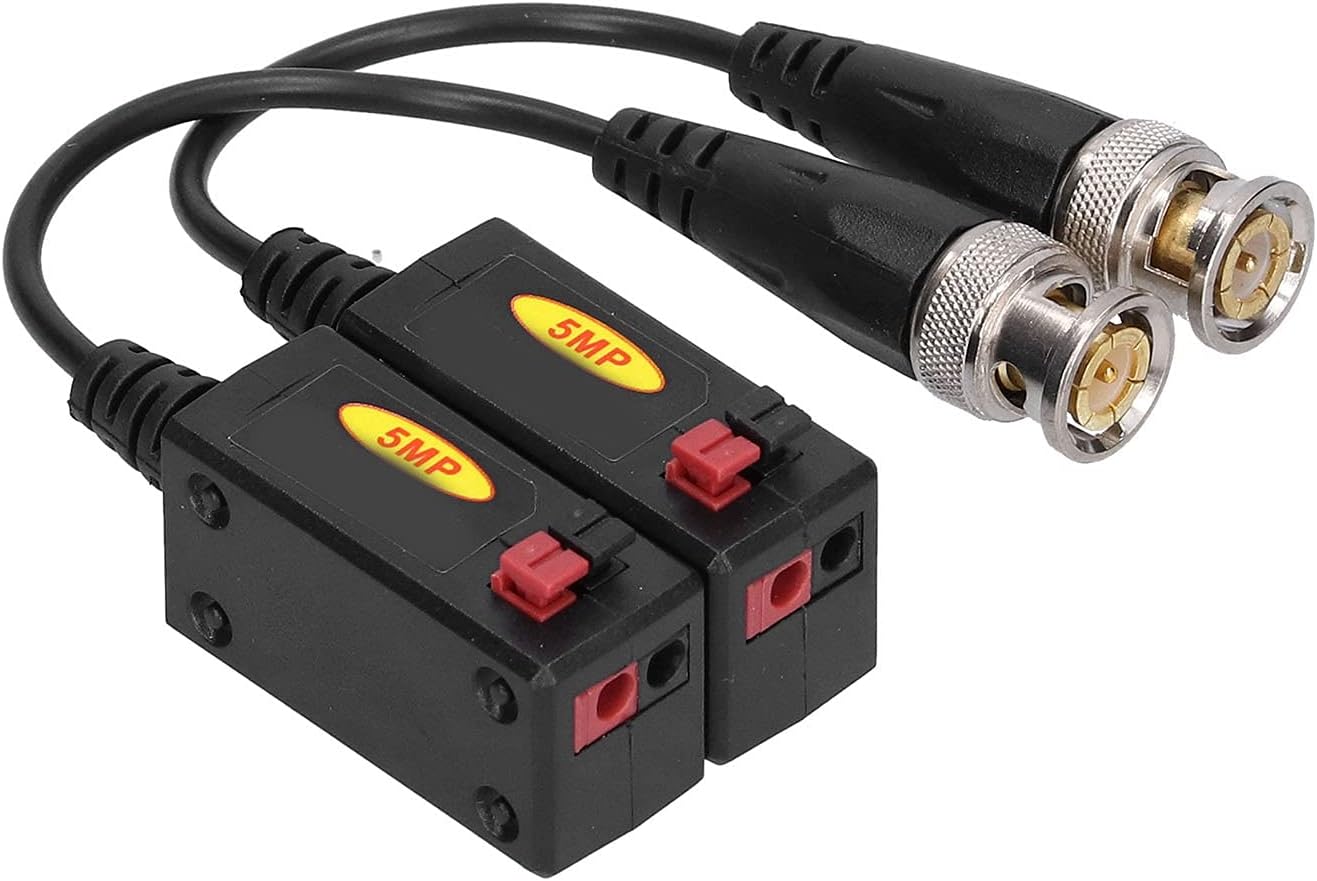 Ethernet sobre Coaxial, Transceptor Balun sin Pelado de Cables para Transmisión de Video