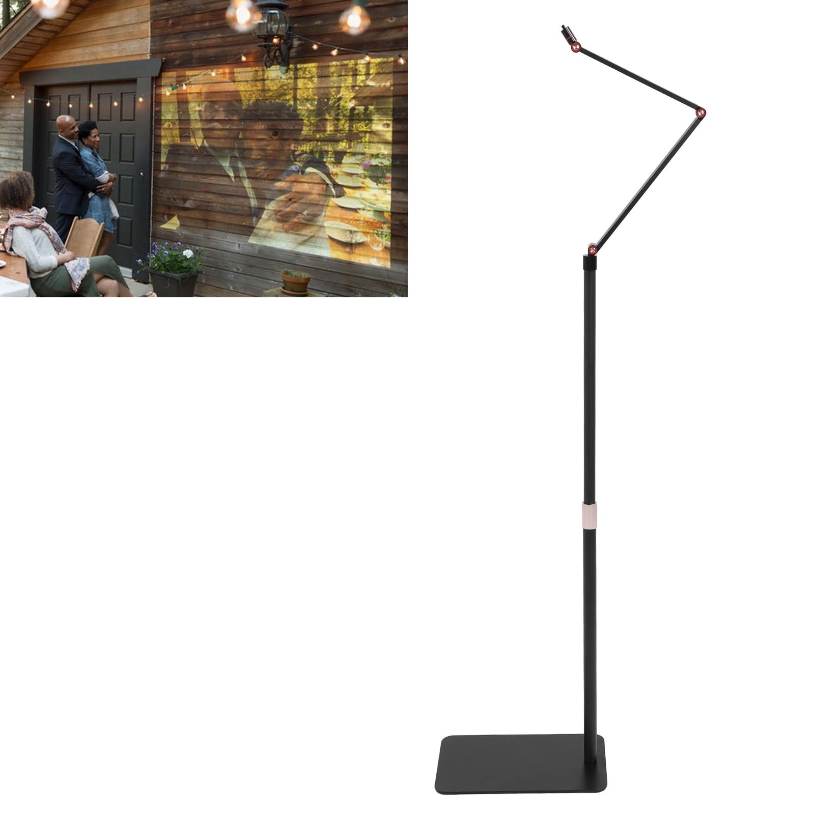 TOPINCN Proiettore Portatile Supporto Staffa Design Elegante Altezza