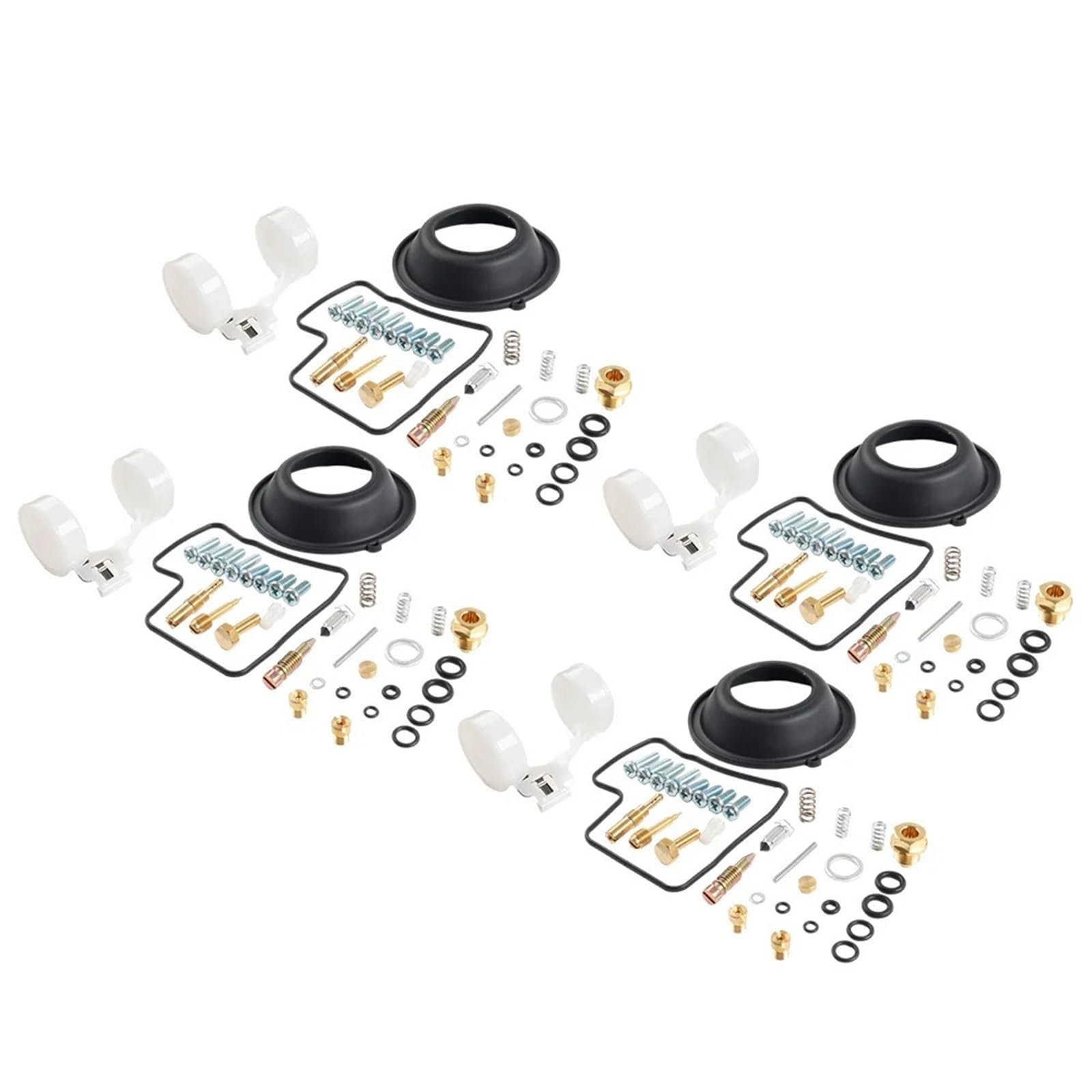 Kit De Reparación Carburador para Motocicleta 4 Juegos con Flotador Diafragma para V45 para Magna para VF750S para VF750F