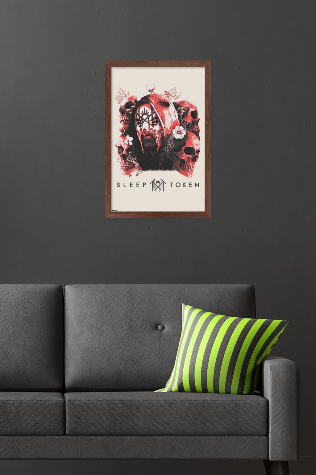 Amazon.com: Trends International Sleep Token - Skulls And Flowers