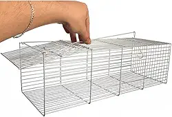 Ratoeira Armadilha Pegar Rato Grande Camundongo Gaiola 40cm Roedores Captura Eficiente Para Controle De Pragas Ambientes Internos E Externos