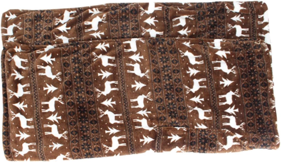 Housoutil Warmth Wheelchair Throw Blanket for Elderly Fuzzy Soft Fabric, Thermal Lap Blanket for Nursing Home and Office Nap, Autumn Bed and Travel Use