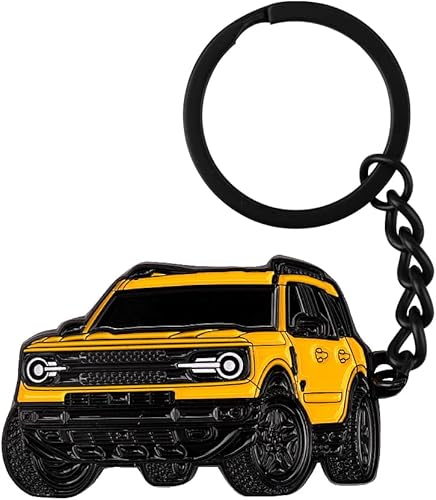 TECTICO Accesorios para llavero de automóvil, llavero de metal compatible con Bronco Sport 2021 2022 2023