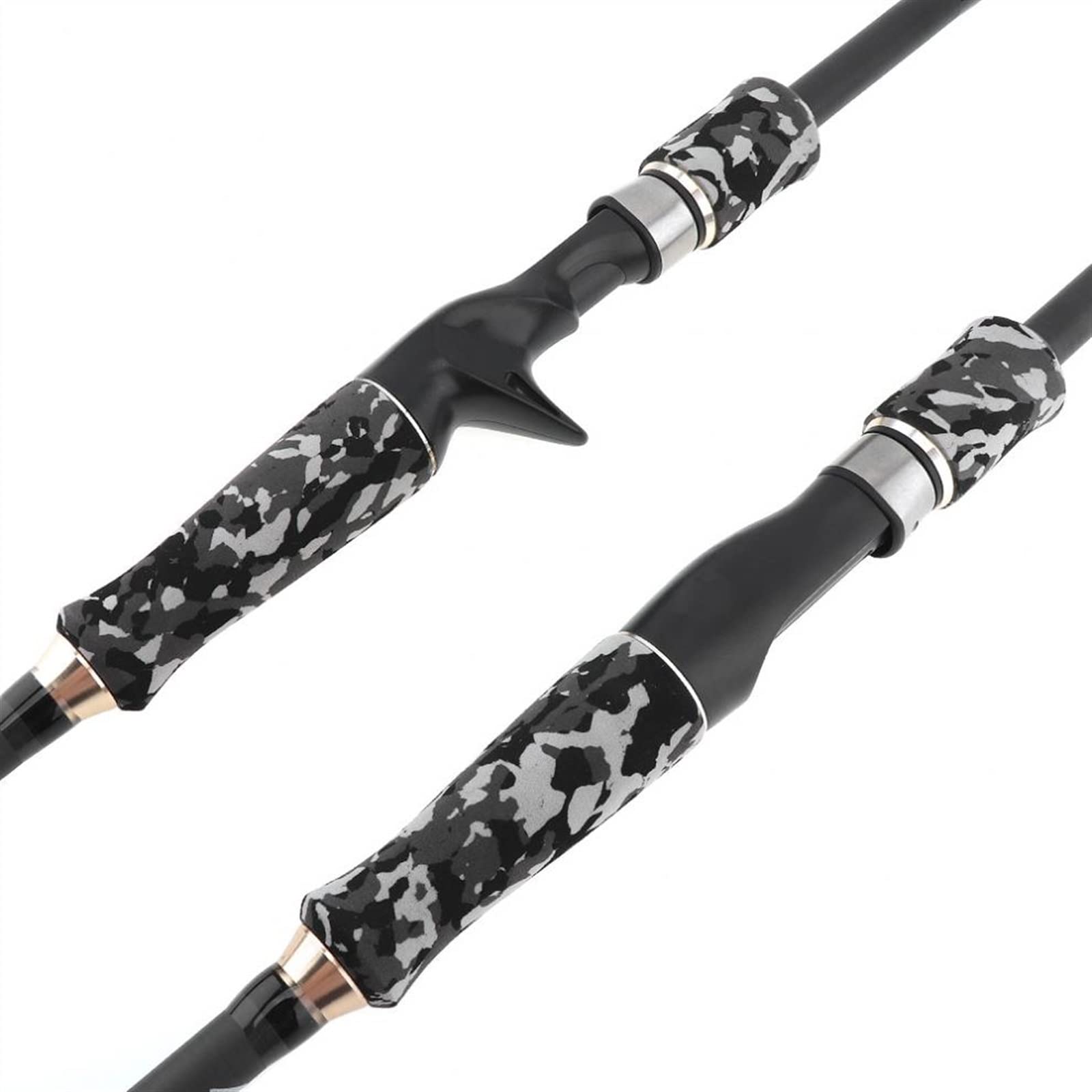 Amazon | 釣り竿 2.1 メートルグレー迷彩色釣り竿カーボンファイバー